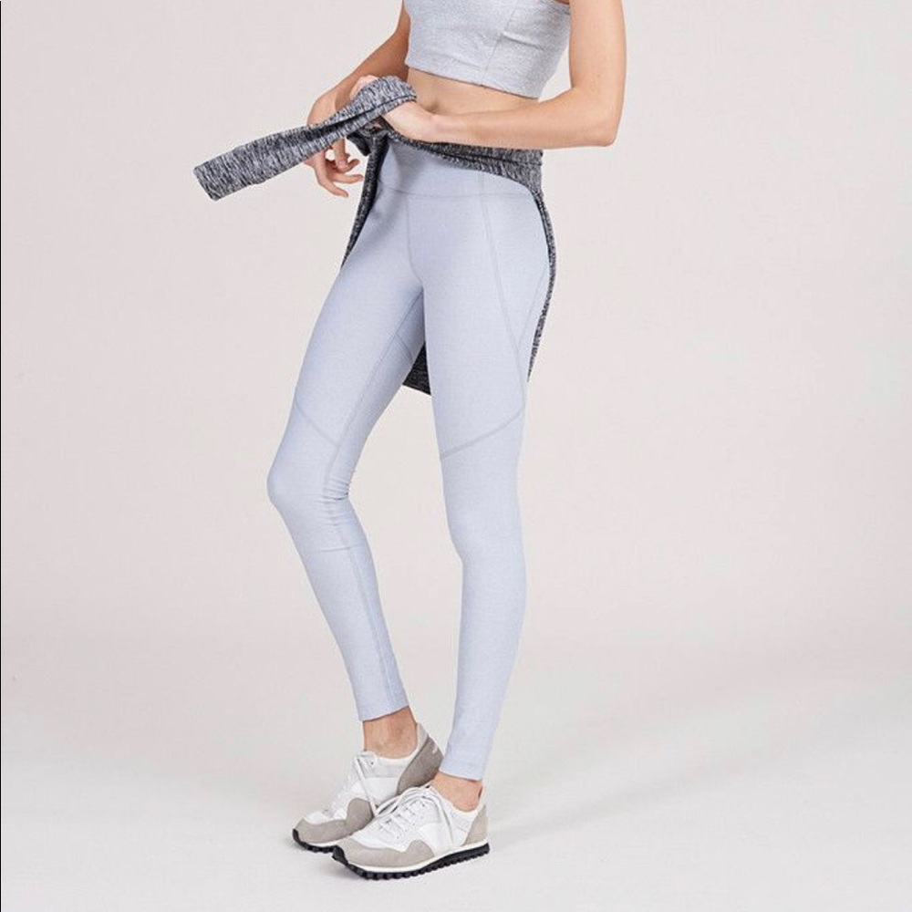 Outdoor Voices Warmup Leggings - powder blue - M